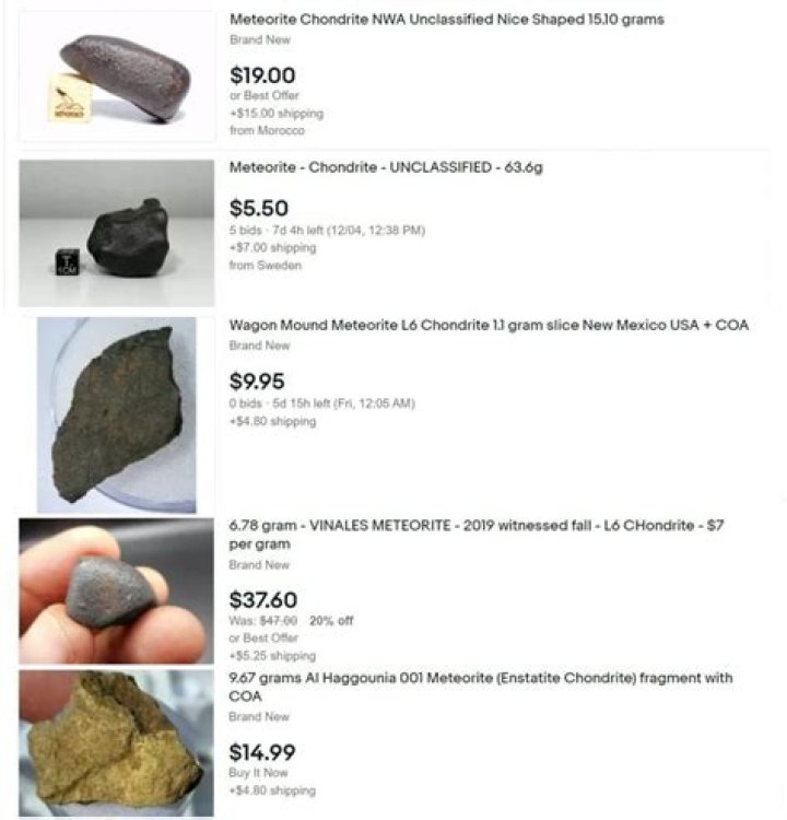 Are meteorites worth money?