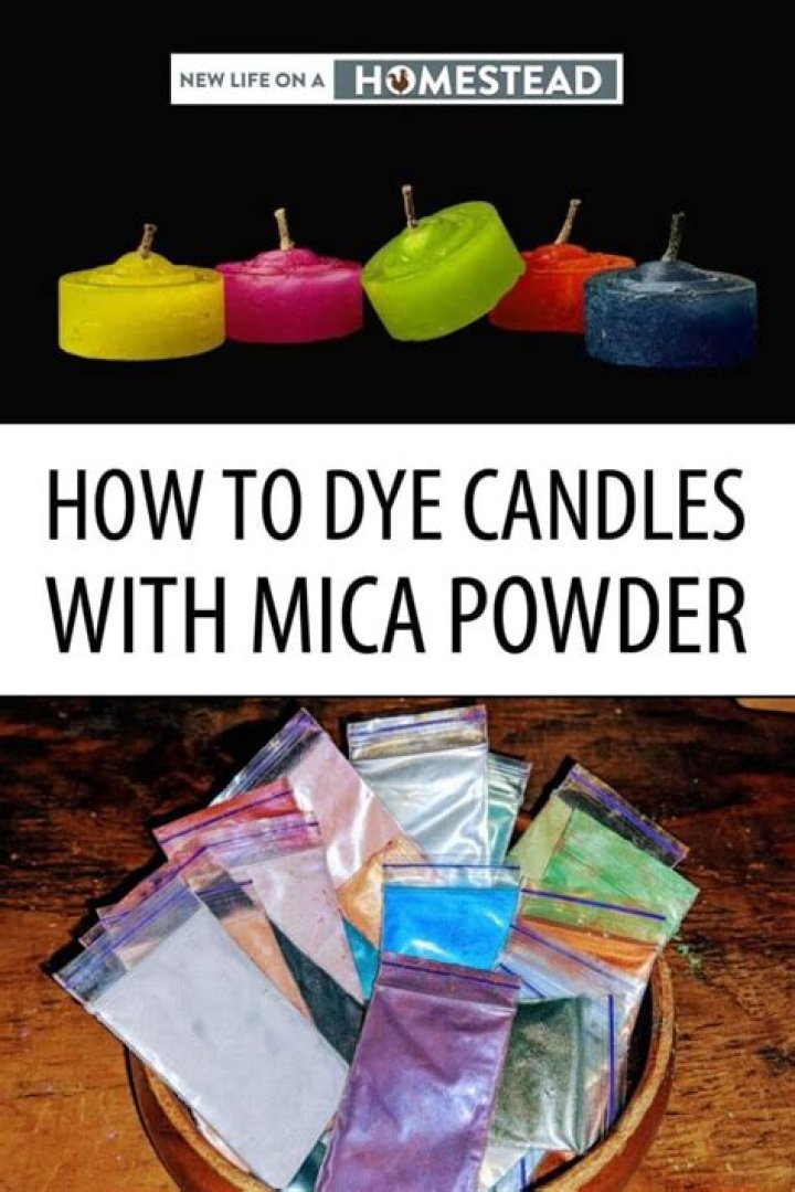 Can you use mica powder to color candle wax?