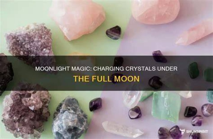 Do my crystals have to be in direct moonlight to charge?