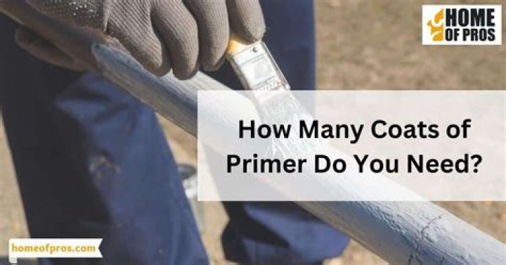 Do you need multiple coats of primer?