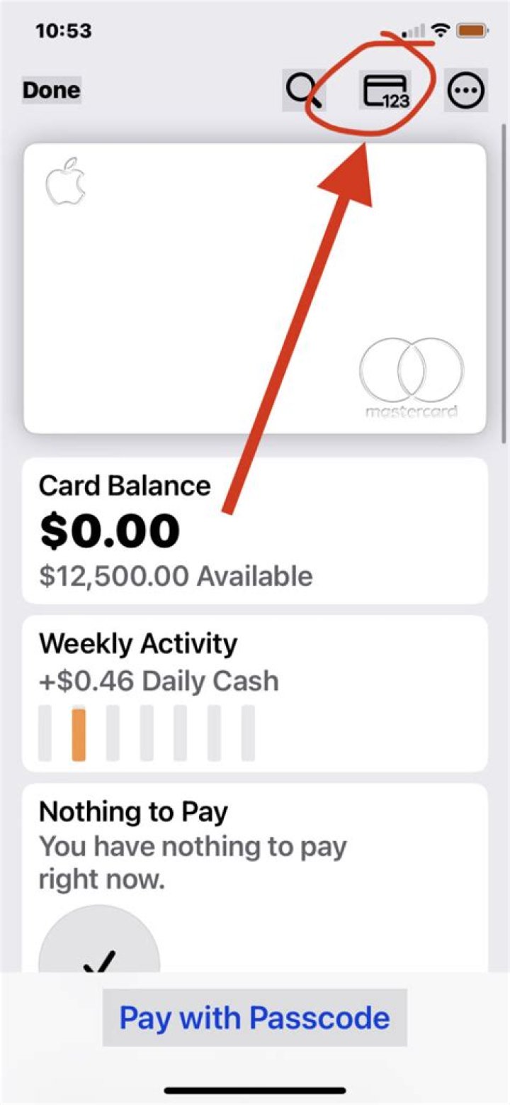 Does Apple Pay have a card number?