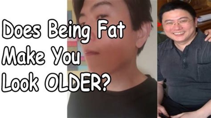 Does being overweight make you look older?