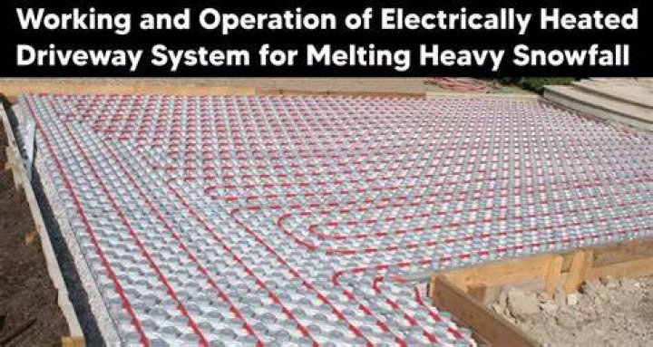Does heated driveway melt snow?