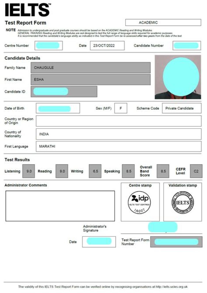 How can I get 8.5 in IELTS?