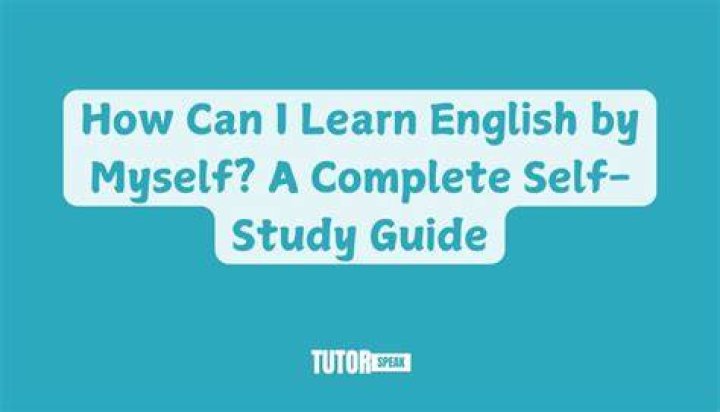 How can I learn English by myself?