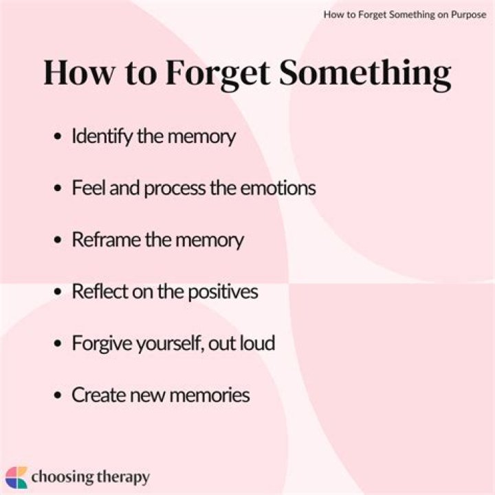 How do I permanently forget my past?