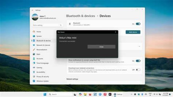 How do I send via Bluetooth on Android?
