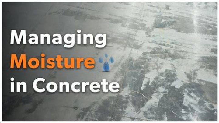 How do I stop moisture coming up in my concrete floor?