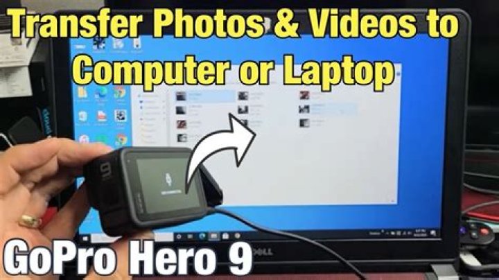 How do I transfer videos from my GoPro to my laptop?