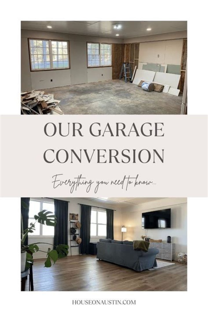 How do I turn my garage into a living space?