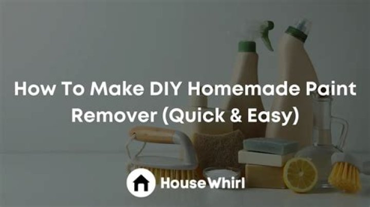 How do you make homemade paint remover?