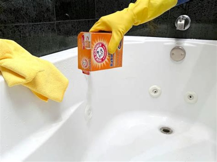 How do you unclog a bathtub with baking soda?