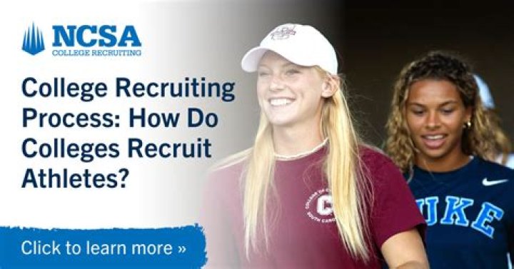 How does the college recruiting process work?