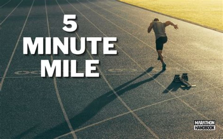 How hard is a 5 minute mile?