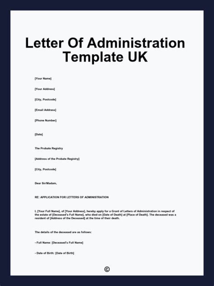 How long does letters of administration take?