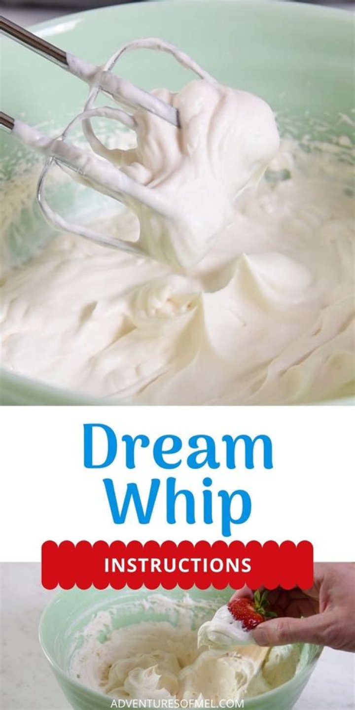 How much does a packet of Dream Whip make?