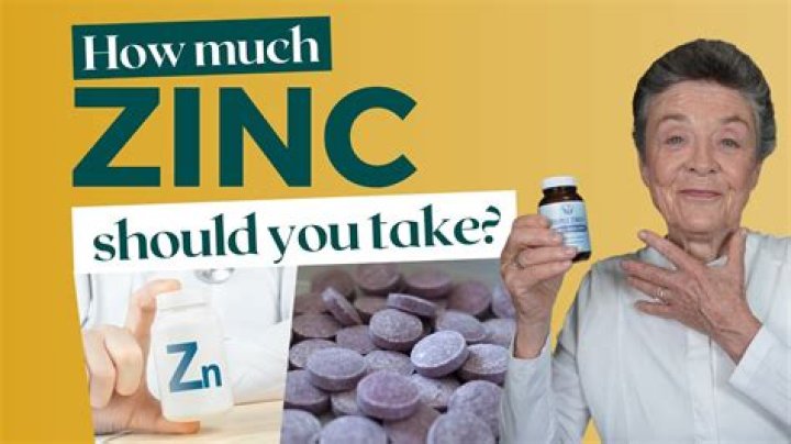 How much zinc should I take daily for acne?