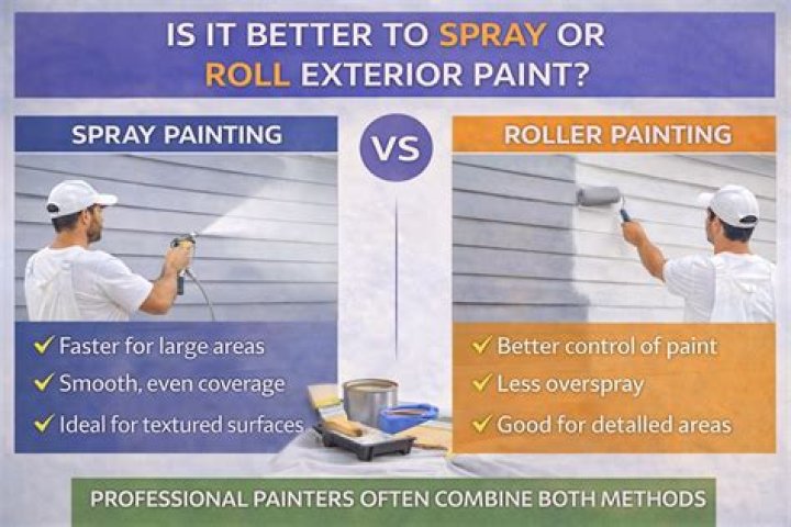 Is it better to spray or roll primer?