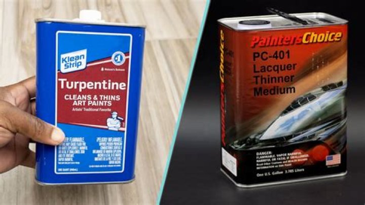 Is lacquer thinner the same as turpentine?