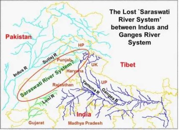Is Saraswati river exist?