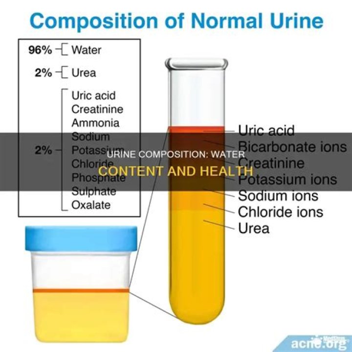 Is water found in urine?