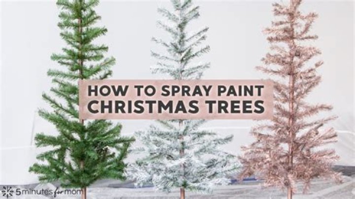 Should I spray my Christmas tree with hairspray?