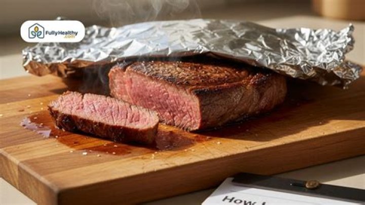 Should steak rest covered or uncovered?