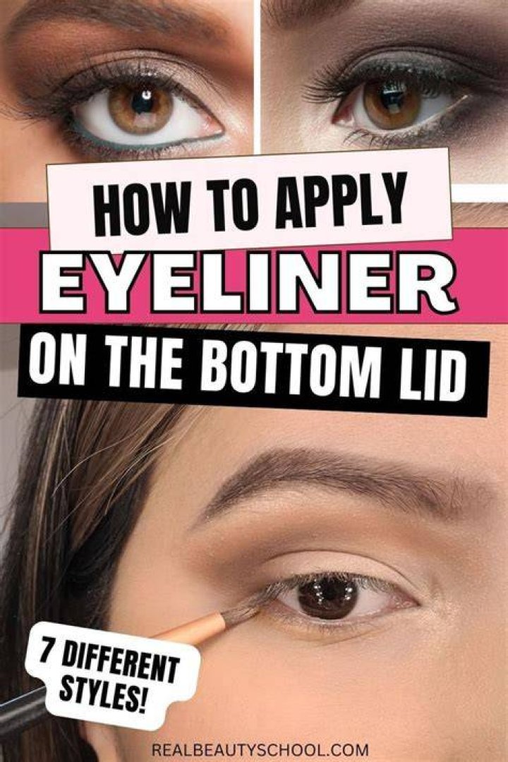 Should you wear eyeliner on the bottom?