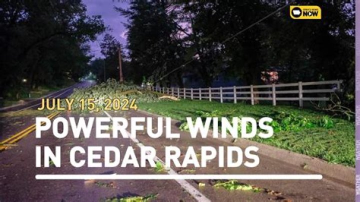 Was the Cedar Rapids derecho a federal disaster?