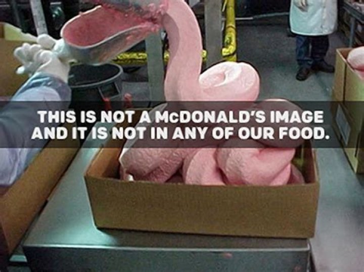 What are legitimately in the McNuggets is there pink goop?