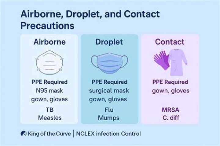 What are some contact precautions that can be taken?
