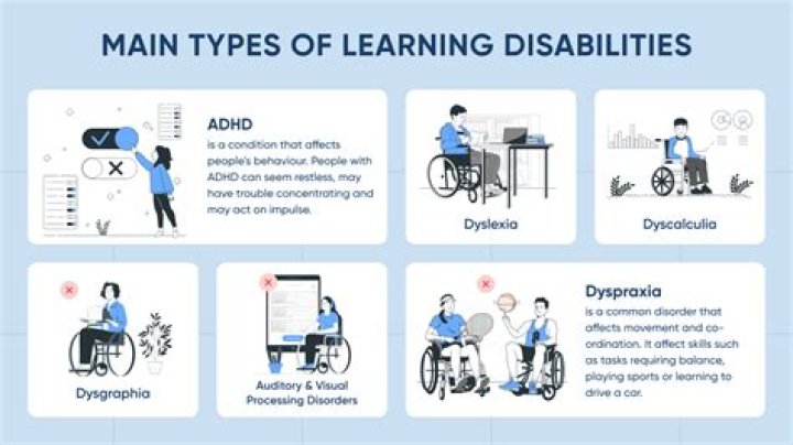 What are the 3 main types of learning disabilities?
