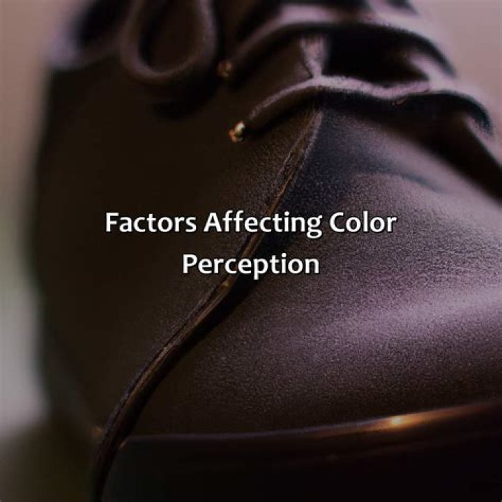 What color is the shoe really?