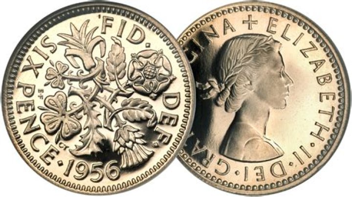 What does a sixpence look like?