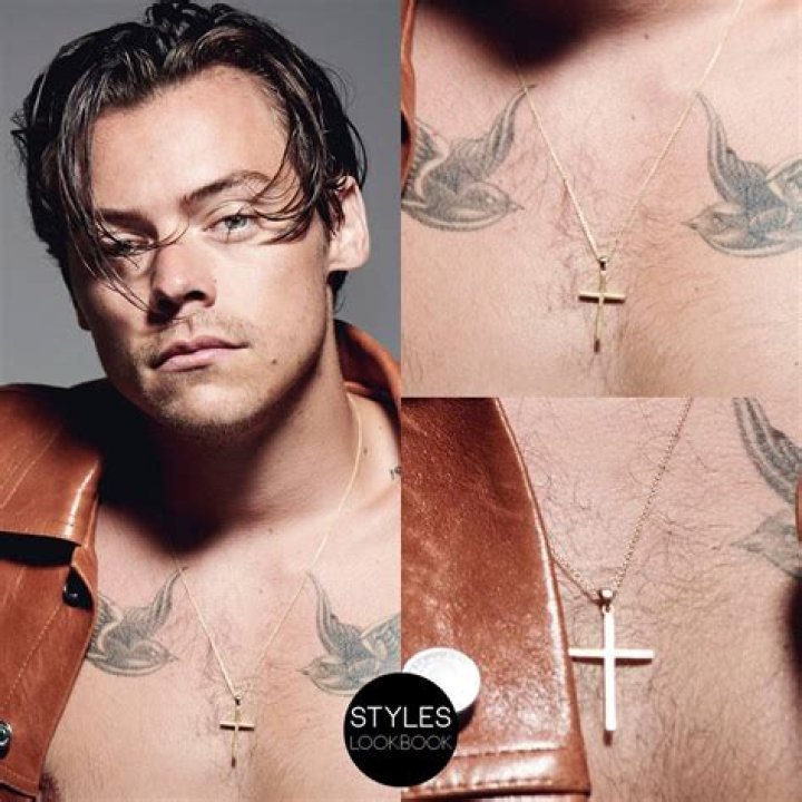 What does Harry Styles cross tattoo mean?