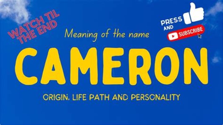 What does the name Cameron sound like?