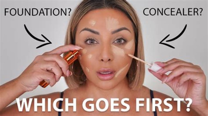 What goes on first primer or concealer?