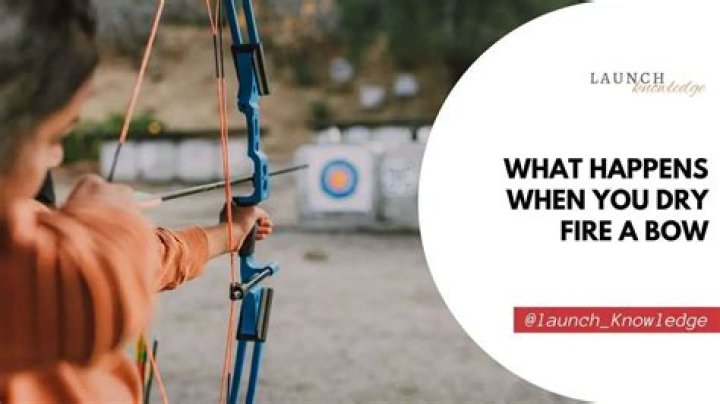 What happens if you dry fire a crossbow?
