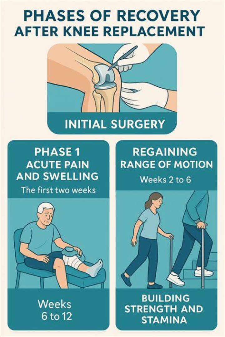 What helps pain after total knee replacement?