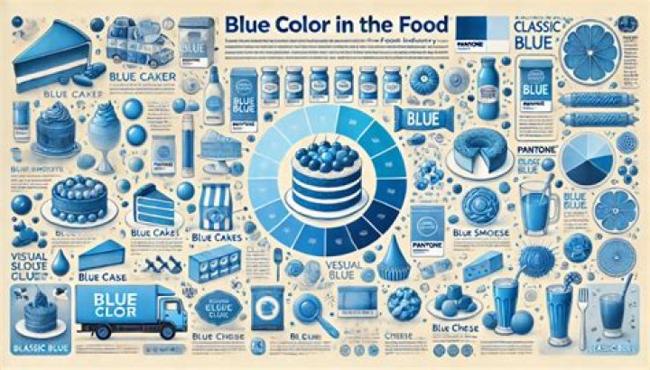 What is blue food dye made of?