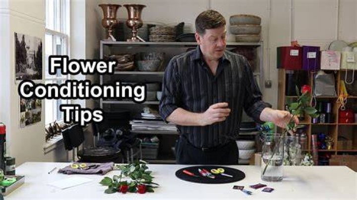 What is flower conditioning?