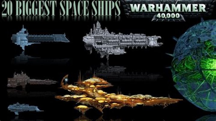 What is the biggest ship in Warhammer 40k?