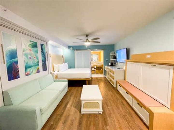 What is the difference between standard and preferred room at Disney?