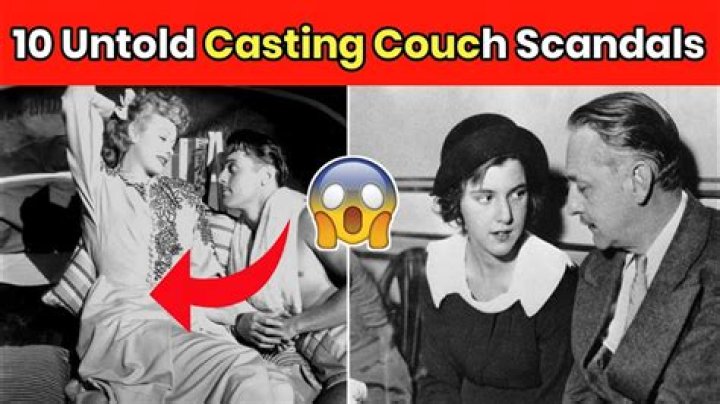 What is the history of the casting couch in Hollywood?