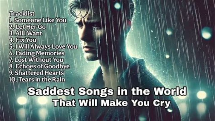 What is the saddest song in the world ever?
