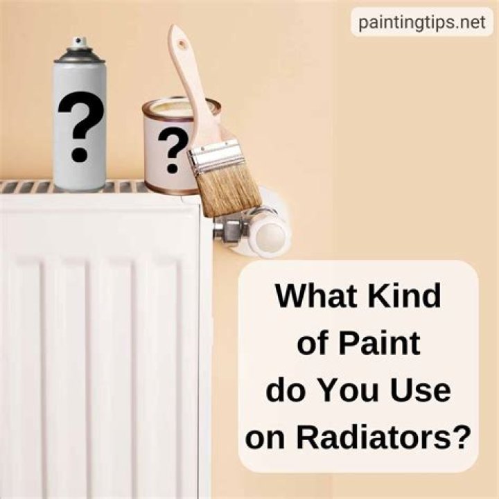 What kind of paint do you use on radiators?