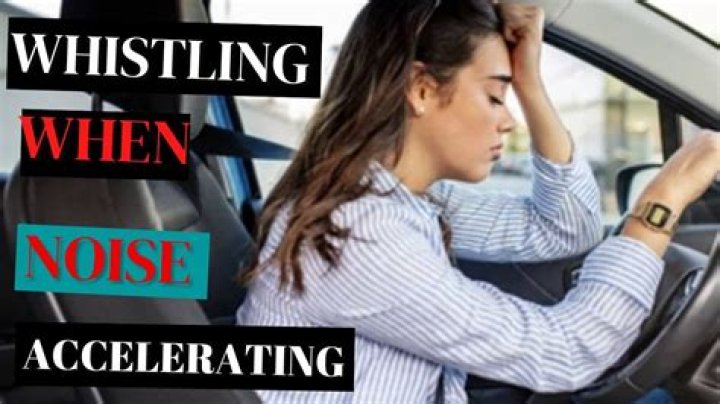 What makes a squealing noise when accelerating?