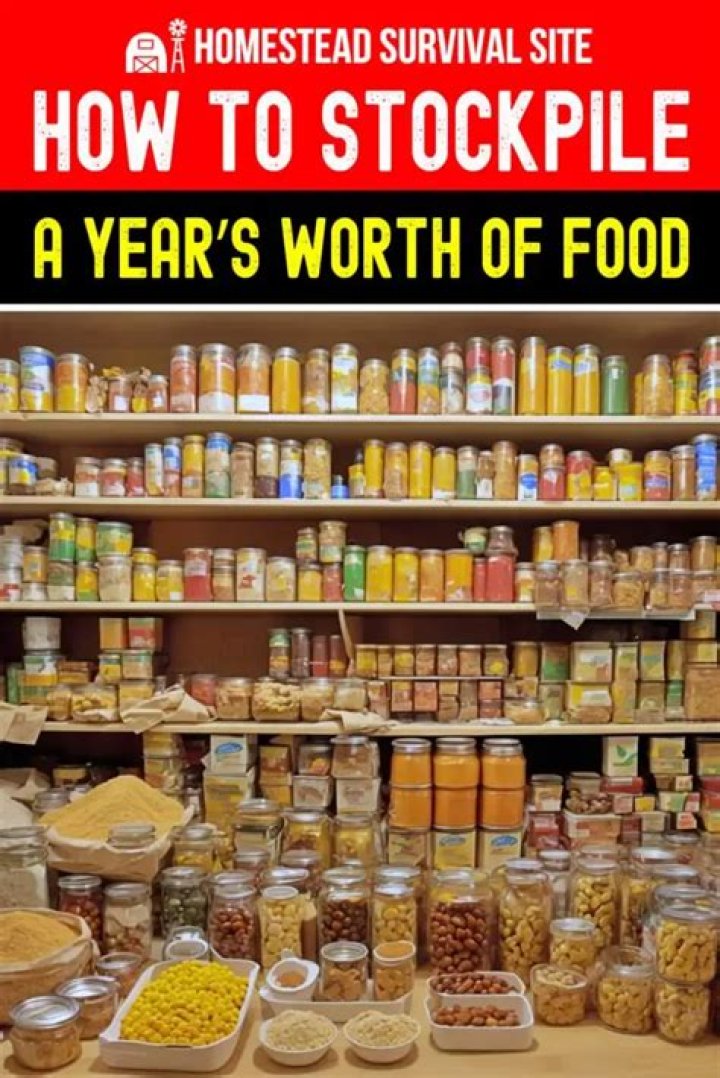 What should I stockpile for a year?