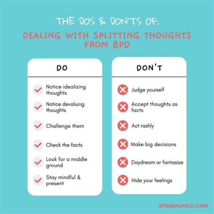 What should you not say to someone with BPD?