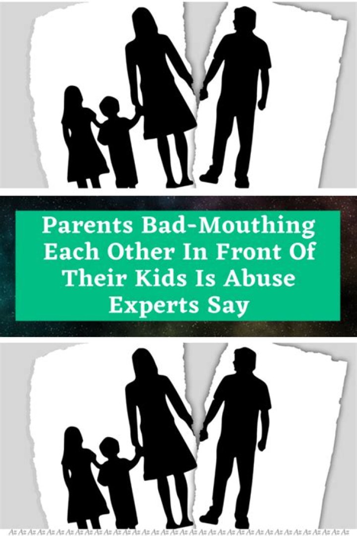 What to do when the other parent is bad mouthing you?
